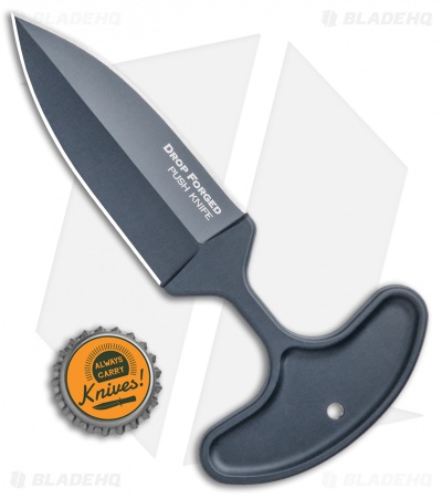 Cold Steel Drop Forged Push Dagger Fixed Blade Knife (4" Gray) 36MJ