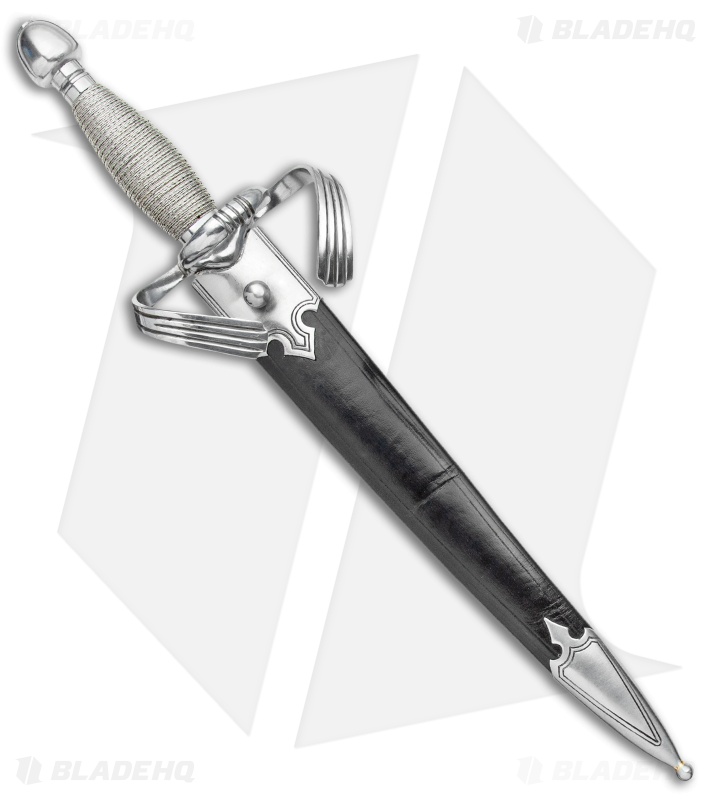 Cold Steel Large Parrying Dagger Fixed Blade Knife (13" Satin) 88EKA