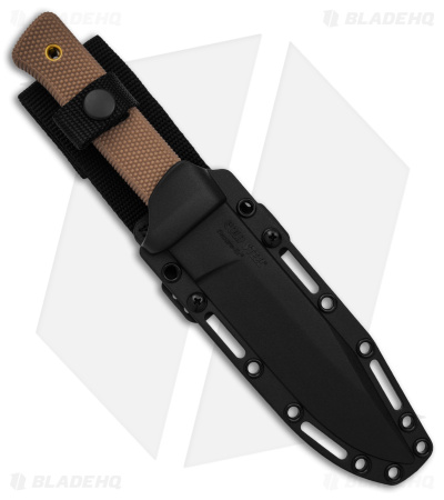 Cold Steel SRK Search Rescue Fixed Blade Knife Tan Polymer (6" Black )