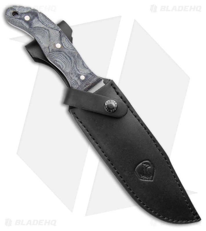 Condor Belgian Bowie Fixed Blade Knife Micarta w/ Leather Sheath (7.7" BB)