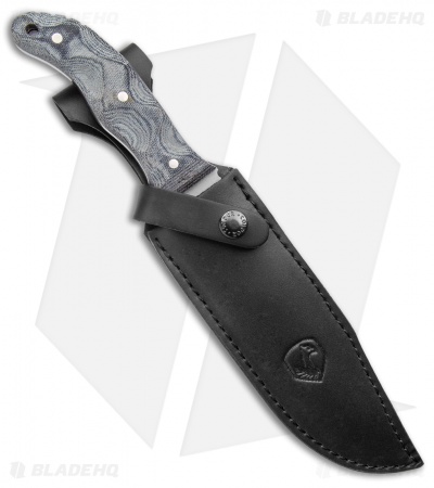 Condor Belgian Bowie Fixed Blade Knife Micarta w/ Leather Sheath (7.7" BB)