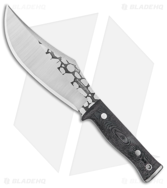 Condor Gryphus Fixed Blade Knife Black Micarta w/ Kydex Sheath (6.7" Natural) 