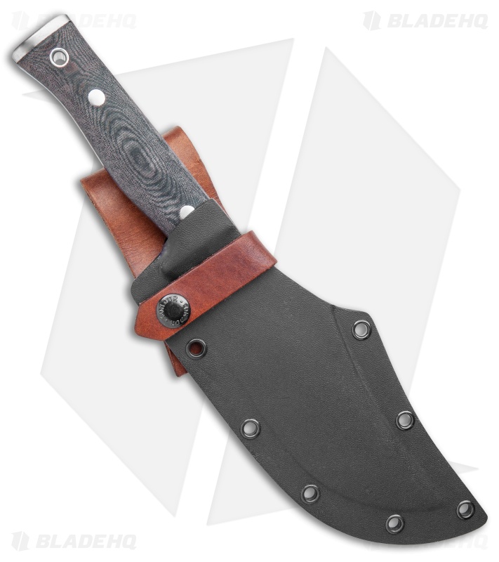 Condor Gryphus Fixed Blade Knife Black Micarta w/ Kydex Sheath (6.7" Natural) 