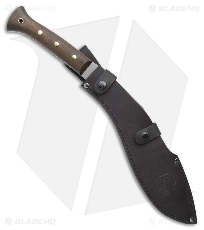 Condor King Kukri Fixed Blade Machete Knife Walnut (12.75" Gray) CTK1820-12.5HC