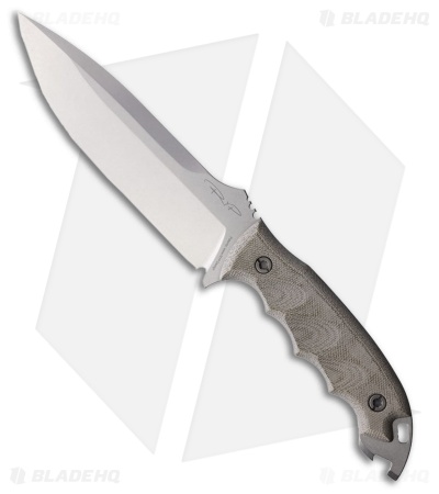 DPx HEST 6 Milspec Fixed Blade Knife | Gray Micarta + BB