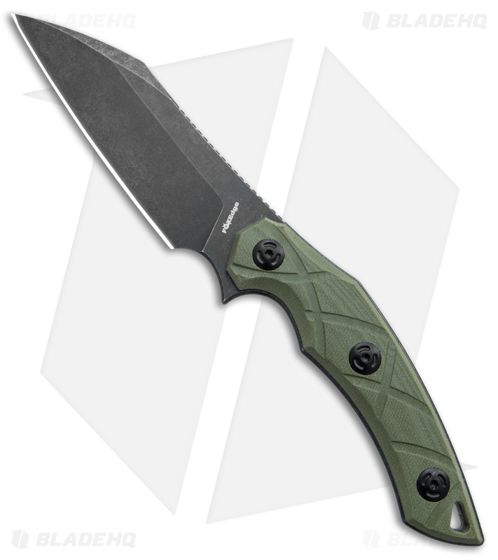 Fox Knives Defcon 5 Lycosa | Sheepsfoot Knife | OD Green - Blade HQ