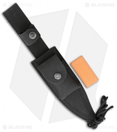 Fox Knives Military Explorer Fixed Blade Knife Black ABS (7.5" Black) 