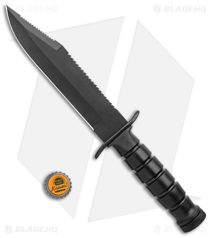 Fox Knives Military Explorer Fixed Blade Knife Black ABS (7.5