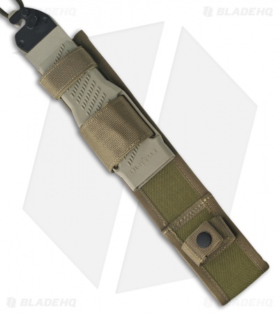 Fox Knives Oplita Combat Fixed Blade Knife Coyote Tan Krayton (7.25" Tan)  