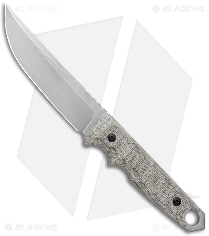 RUIグレーS Fox Knives Ryu | Fixed Blade Knife | Green Micarta