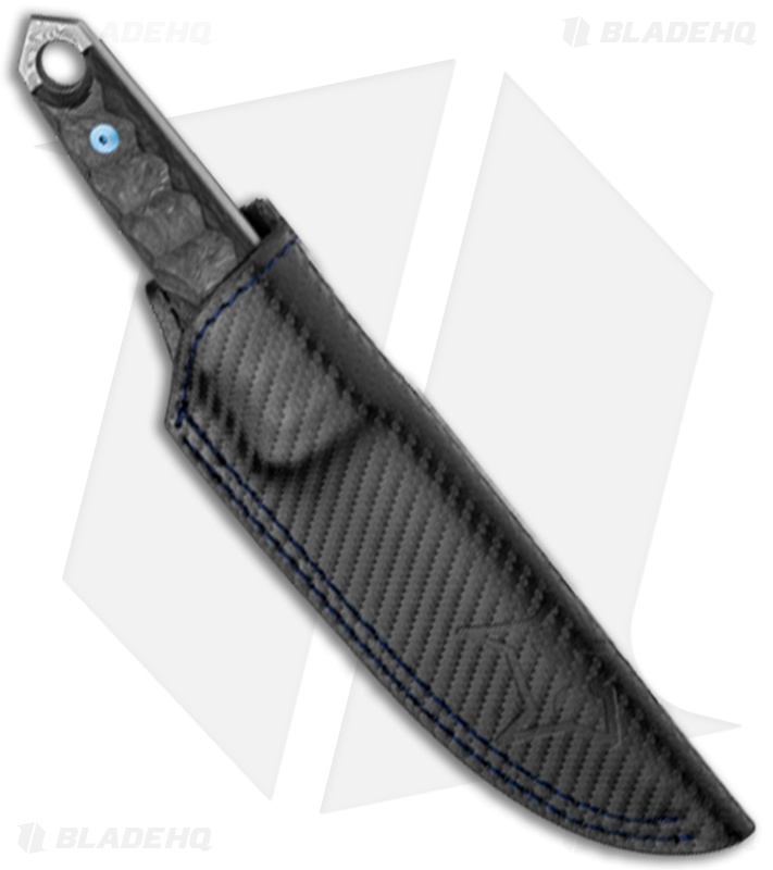 Fox Knives Ryu Fixed Blade Knife Marble Carbon Fiber (5.3