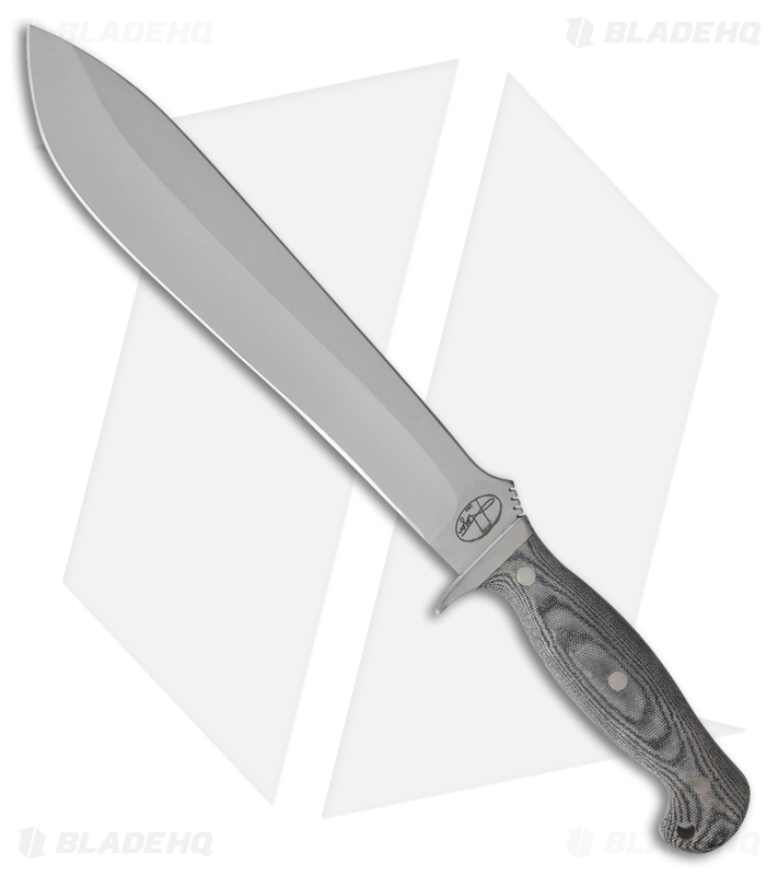 Hazen Knives SAR Fixed Blade Knife Black Micarta (9.3" Bead Blast)