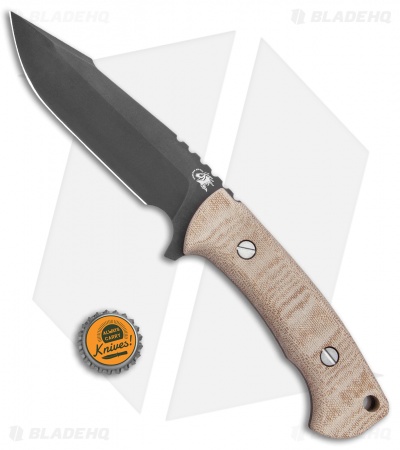 Hinderer Knives Reserve Series Ranch Harpoon Spanto Knife Micarta (Battle Black)