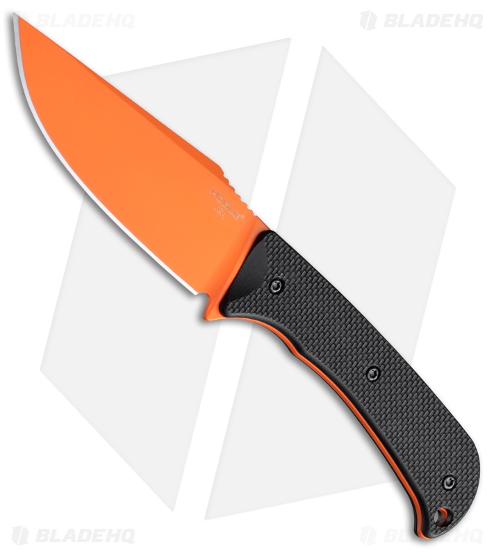 Hogue Extrak XL Fixed Blade Knife Black G-10 MagnaCut Orange