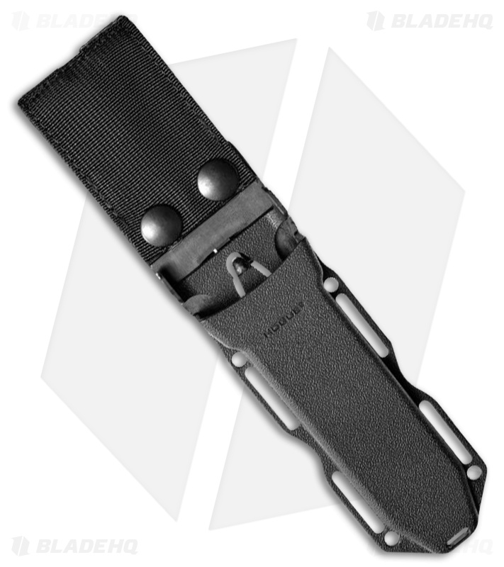 Hogue EXF02 Clip Point Fixed Blade Black Polymer/Rubber (4.5