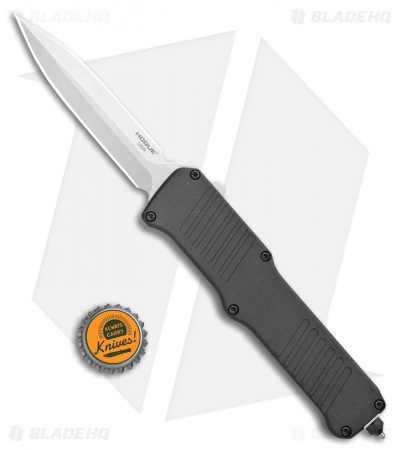 Hogue Incursion OTF Automatic Knife Black Aluminum (3.875" Tumbled) 54060