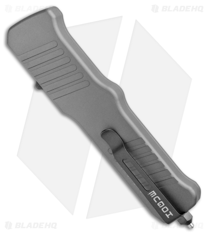 Hogue Incursion D/E OTF Automatic Knife Gray Aluminum (3.875" Black) 54062
