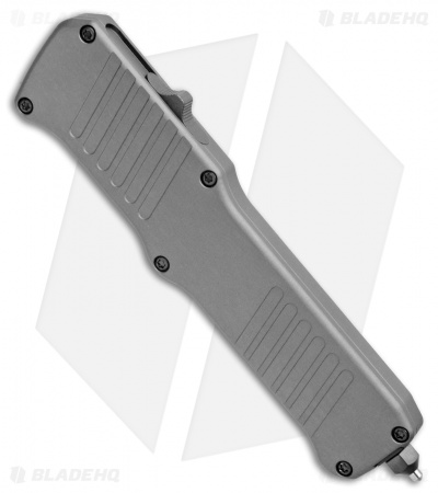 Hogue Incursion D/E OTF Automatic Knife Gray Aluminum (3.875" Black) 54062