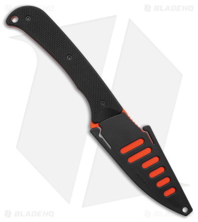 Hogue Knives Extrak Fixed Blade Knife Black G-10 (3.3" Hunter Orange) 35864