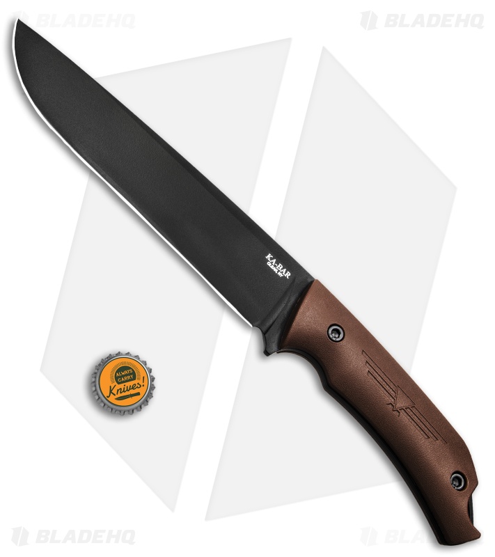 Ka-Bar Camp Turok Knife Brown Ultramid + Black - Blade HQ