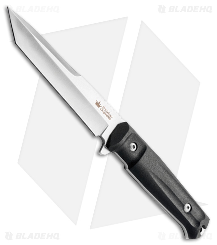 Kizlyar Supreme Knives Aggressor D2 Tactical Fixed Blade Knife (6" Satin)