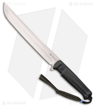 Kizlyar Supreme Sensei Fixed Blade Knife Black Kraton (8.625