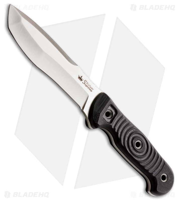 Kizlyar Supreme Vendetta D2 Fixed Blade Knife Black G-10 (5.125" Satin) KK0223