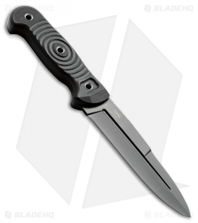 Kizlyar Supreme Legion Fixed Blade Knife Black G-10 (5.625" Black) KK0023