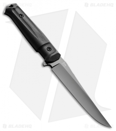 Kizlyar Supreme Croc D2 Fixed Blade Knife Black Kraton (5.875" Black) KK0011