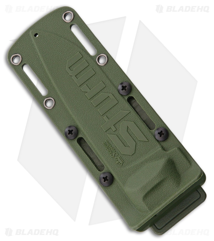 Kizlyar Supreme Sturm AUS-8 Fixed Blade Knife OD Green G-10 (4.625" Satin) 
