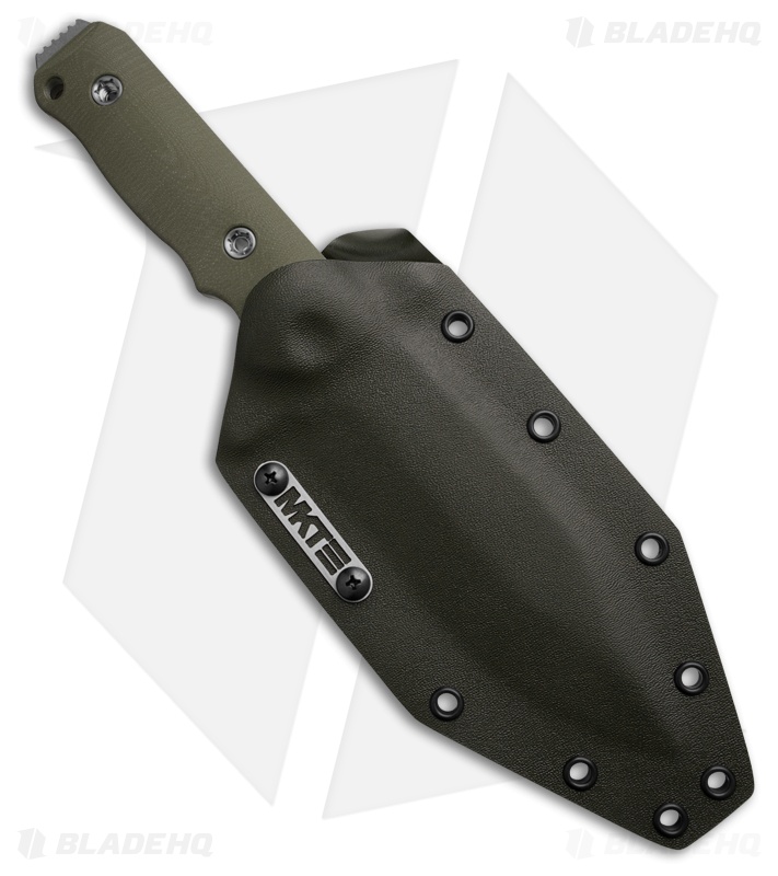 Medford AIO-2 Fixed Blade Knife OD Green G-10 (6.00" Stonewash)