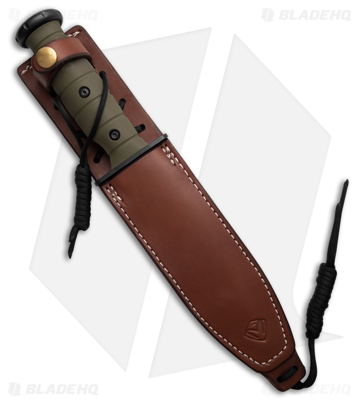 Medford USMC Fighter OD Green G-10 (Black) - Blade HQ