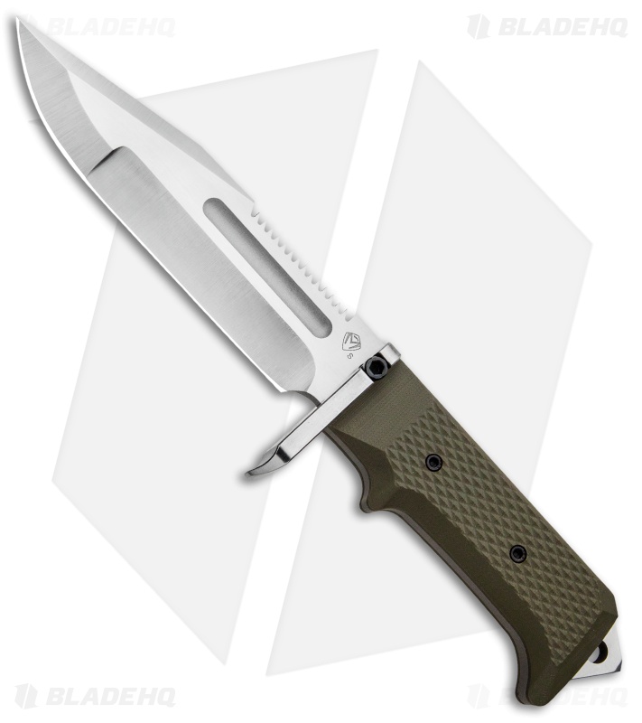 Medford USMC Raider Fixed Blade Knife OD Green G-10 (6.5" Satin) MKT