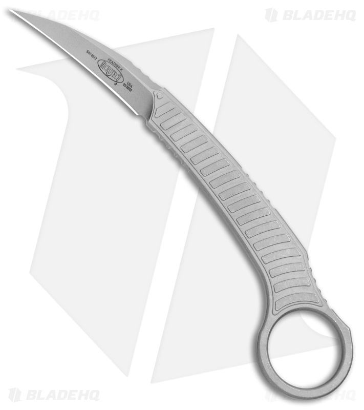 Microtech Signature Series Feather Karambit Fixed Blade Knife (2.25" Apoc SW)