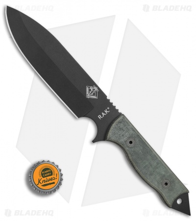 Ontario OKC Ranger Assault Knife RAK Black Micarta (6.6" Black) 8674