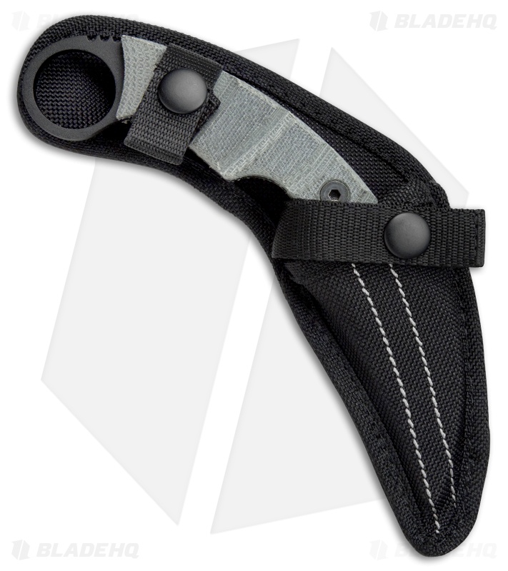 Ontario Ranger Karambit EOD Knife Micarta w/ Nylon Sheath (3.5" Black) 8672