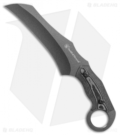 Smith & Wesson Raptor Claw Fixed Blade Knife Gray Micarta (6.5" Gray) SWF5LM