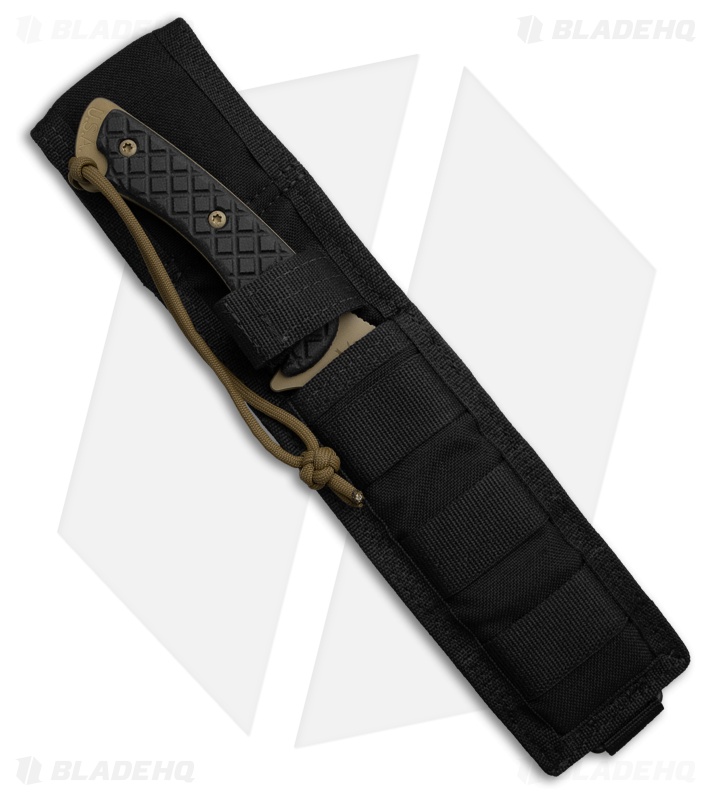 Spartan Blades Ares Knife Fixed Blade Black Micarta (5.38" DE Plain) SB1