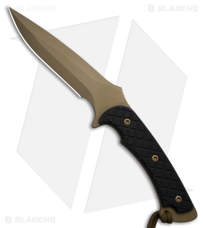 Spartan Blades Ares Knife Fixed Blade Black Micarta (5.38" DE Plain) SB1