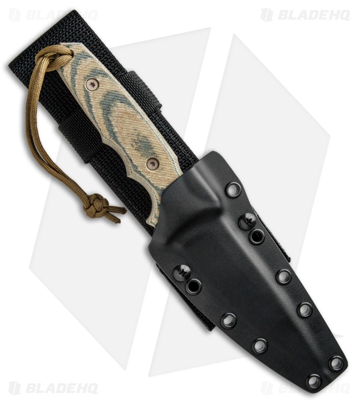 Spartan Blades Harsey TT Fixed Blade Knife Multi-Cam Micarta (4.5" FDE)