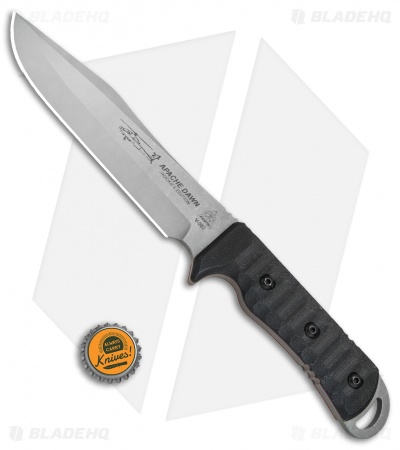 TOPS Knives Apache Dawn Fixed Blade Knife (6.75" Tumbled)