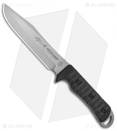 TOPS Knives Apache Dawn Fixed Blade Knife (6.75" Tumbled)