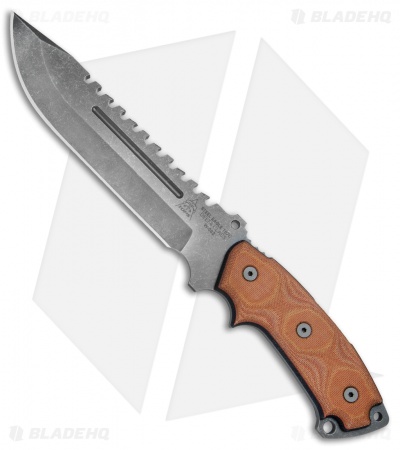 TOPS Knives Steel Eagle Delta Class Clip Point Knife (7.5" Acid Rain) 107C-DC 