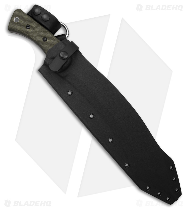 Tops Knives A-Klub Tungsten Fixed Blade Knife - Blade HQ
