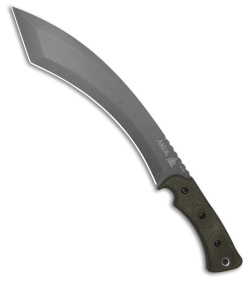 Tops Knives A-Klub Fixed Blade Knife 1095 RC 56-58 Canvas Micarta Handle