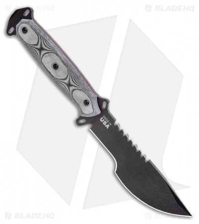 TOPS Knives SXS Skullcrusher's Extreme Sidekick Knife (5.25" Black)