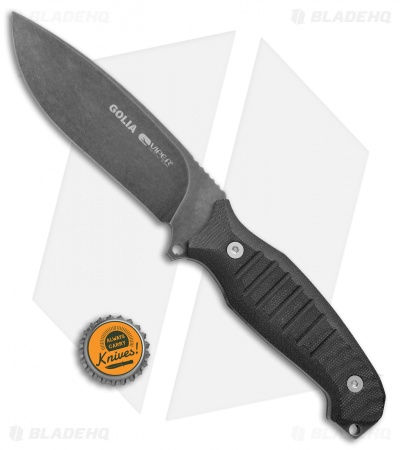 Viper Knives Golia Fixed Blade Black Micarta (5" Black Stonewash) VT4003ECB