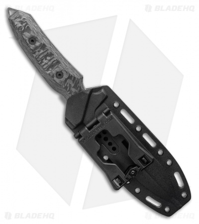 Viper Knives Fearless Fixed Blade Knife Carbon Fiber (6" Stonewash)