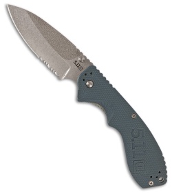 5.11 Tactical Courser 3.5 Liner Lock Knife Blue FRN (3.5" Stonewash Serr) 