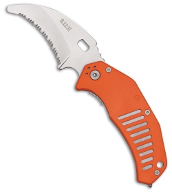 5.11 Tactical LMC Rescue Liner Lock Knife Orange FRN (3.25" Satin Serr) 51086